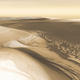 Chasma Boreale and north polar ice cap of Mars. Image Credit: NASA/JPL/Arizona State University, R. Luk